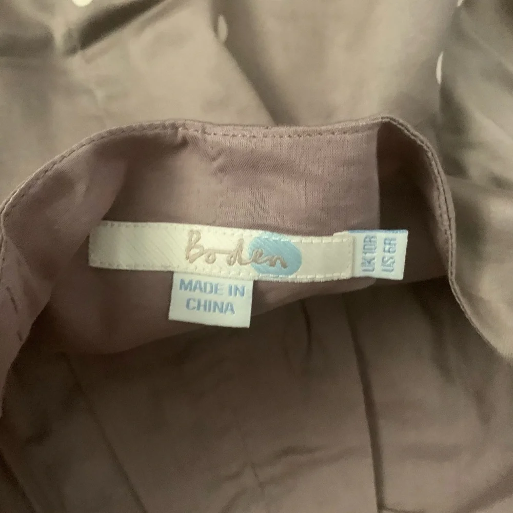 Boden Polka Dot Cotton Flowershow Dress 6 New - Picture 4 of 4